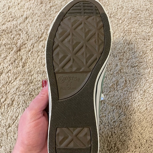 8M Converse Herby Green All Stars - Picture 6 of 7